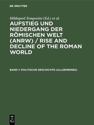 cover image of Politische Geschichte (Allgemeines)